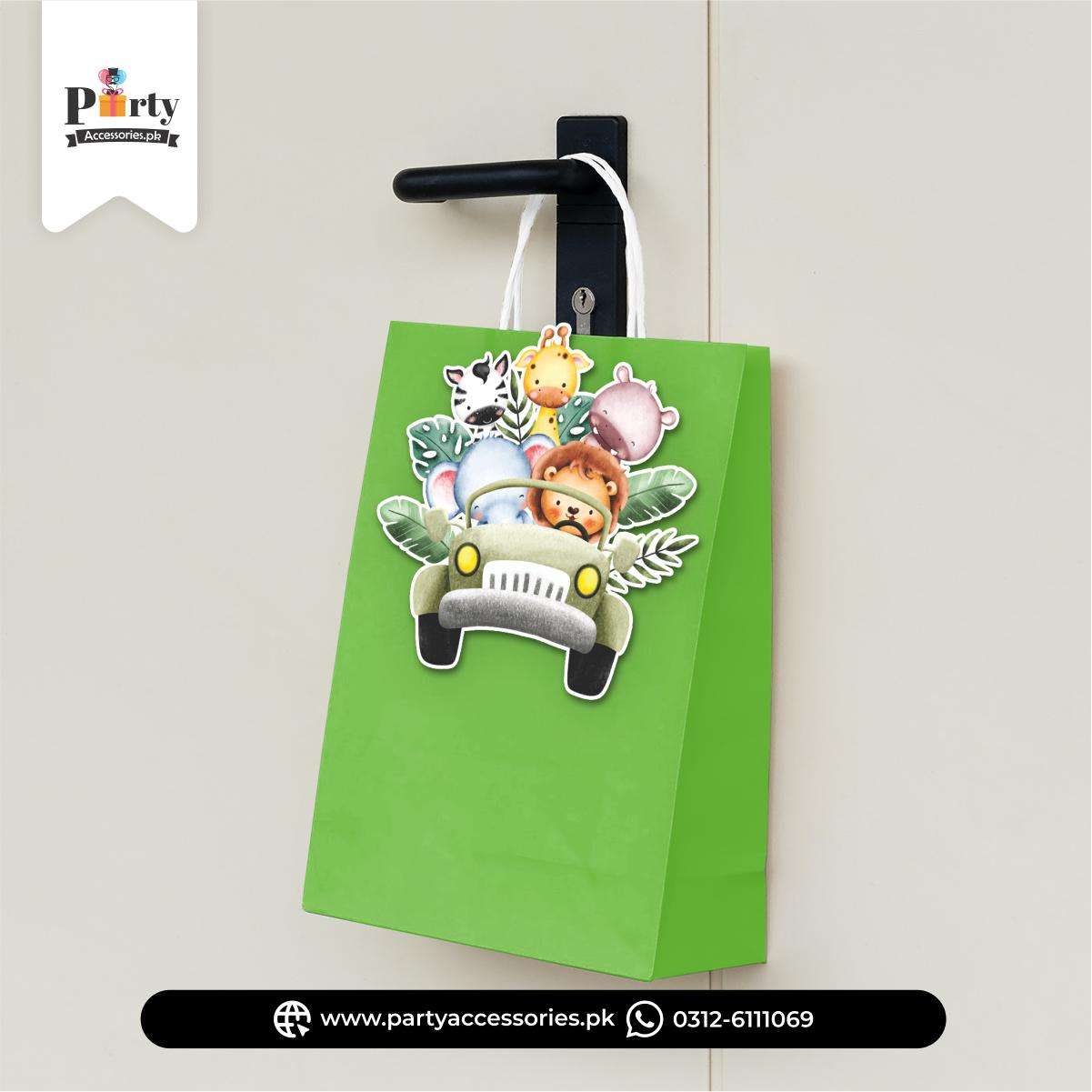 Wild One Theme Birthday Cutout Goody Bags | Premium Party Favors 