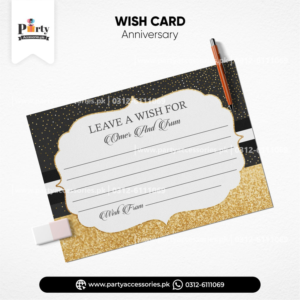 NEW YEAR WISH CARDS FOR GUESTS 