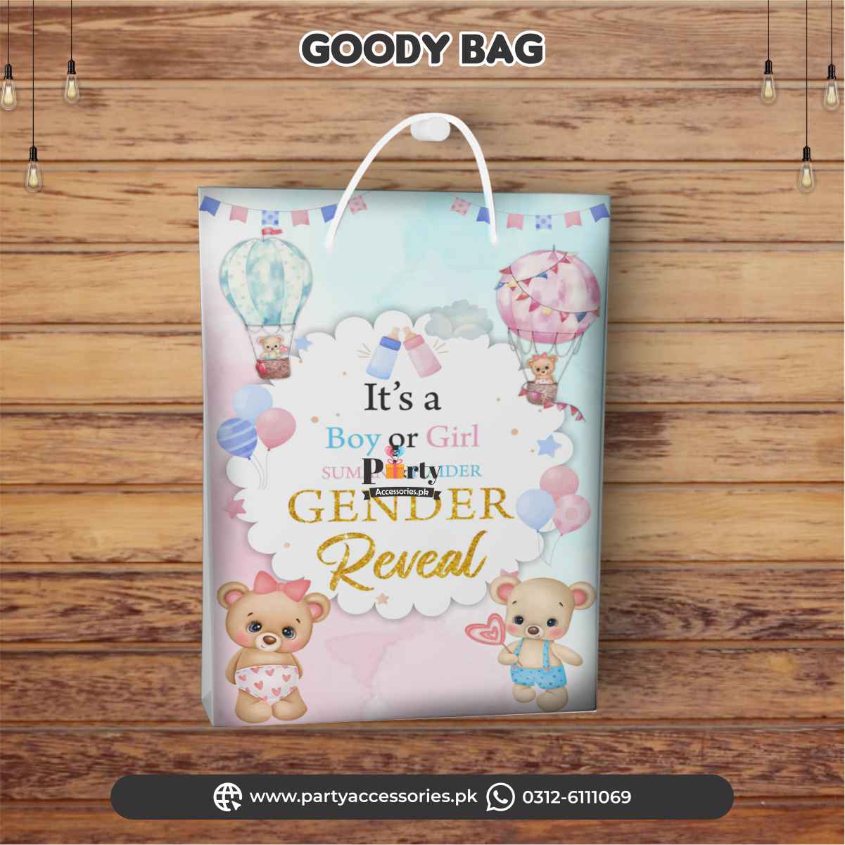 gender reveal party favors 