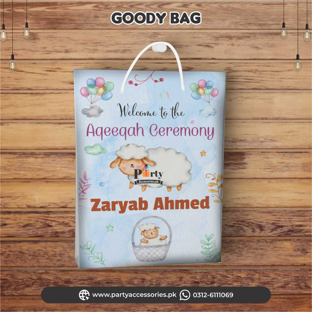 Aqeeqa celebration Customized Goody Bags for boy Aqiqah