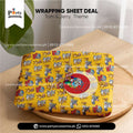 toma nd jerry theme customized gift wrapping sheet deal with tag