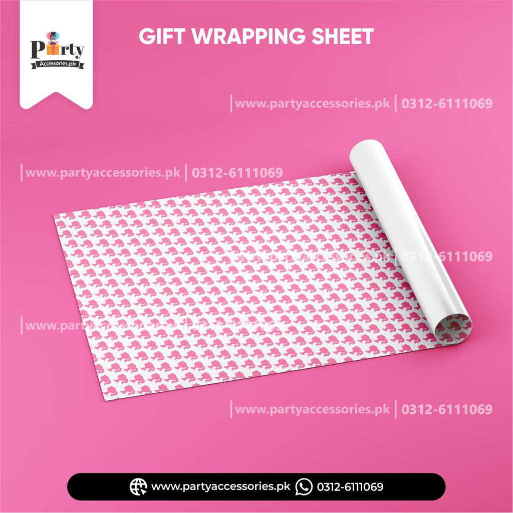 barbie doll theme gift wrapping sheets DECORATION IDEAS 