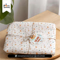 Hot Air Balloon Theme Gift Wrapping Sheets With a Tag and Jute Ribbon for Birthday Gifts Decoration