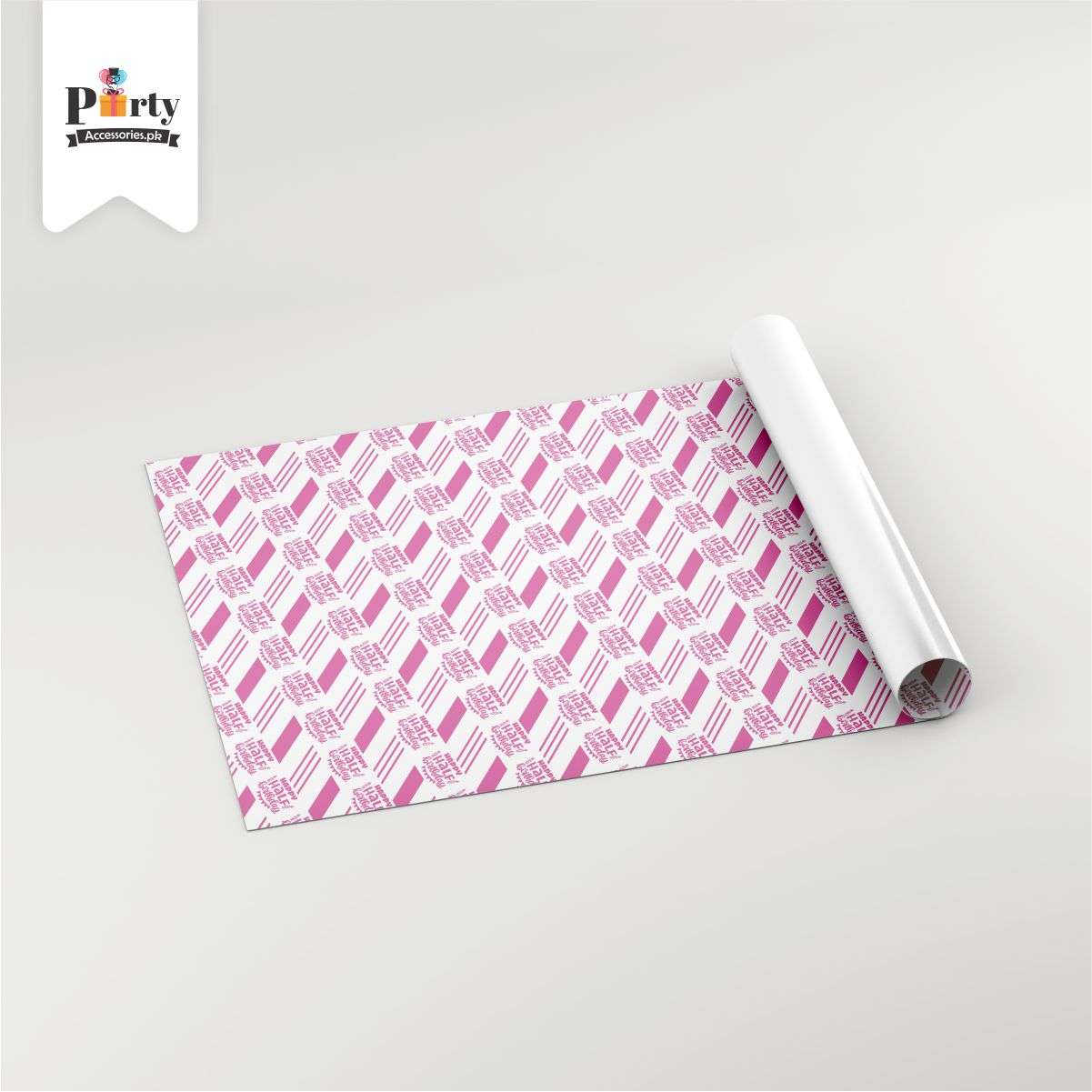 half birthday theme customized wrapping sheets 