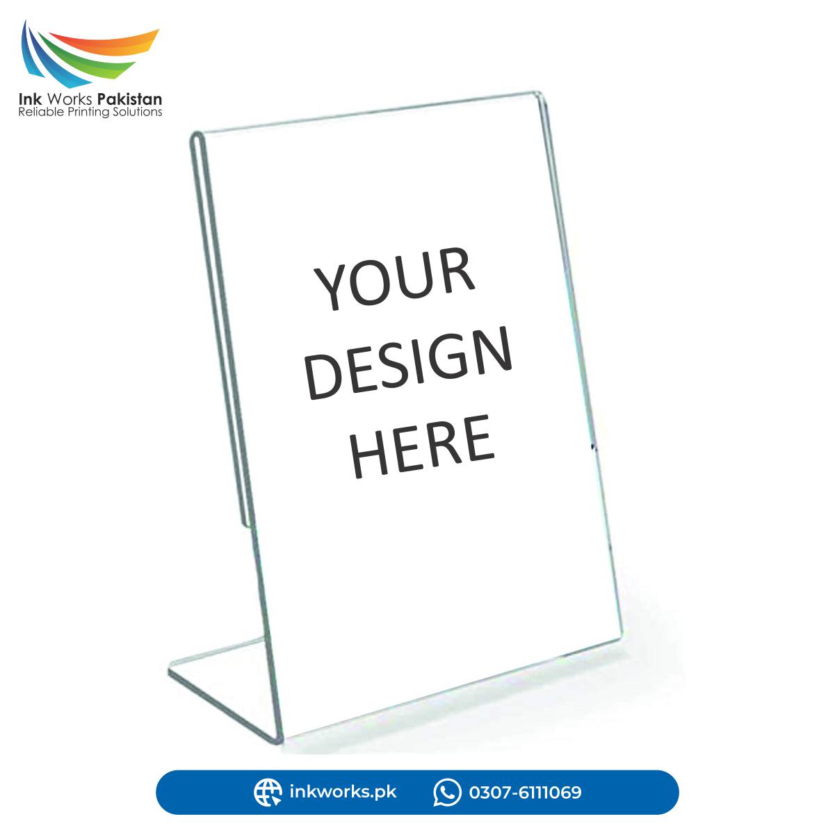 Personalized Acrylic Table Holdrers