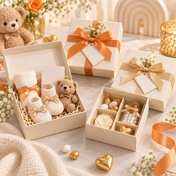 Personalized announcement boxes
