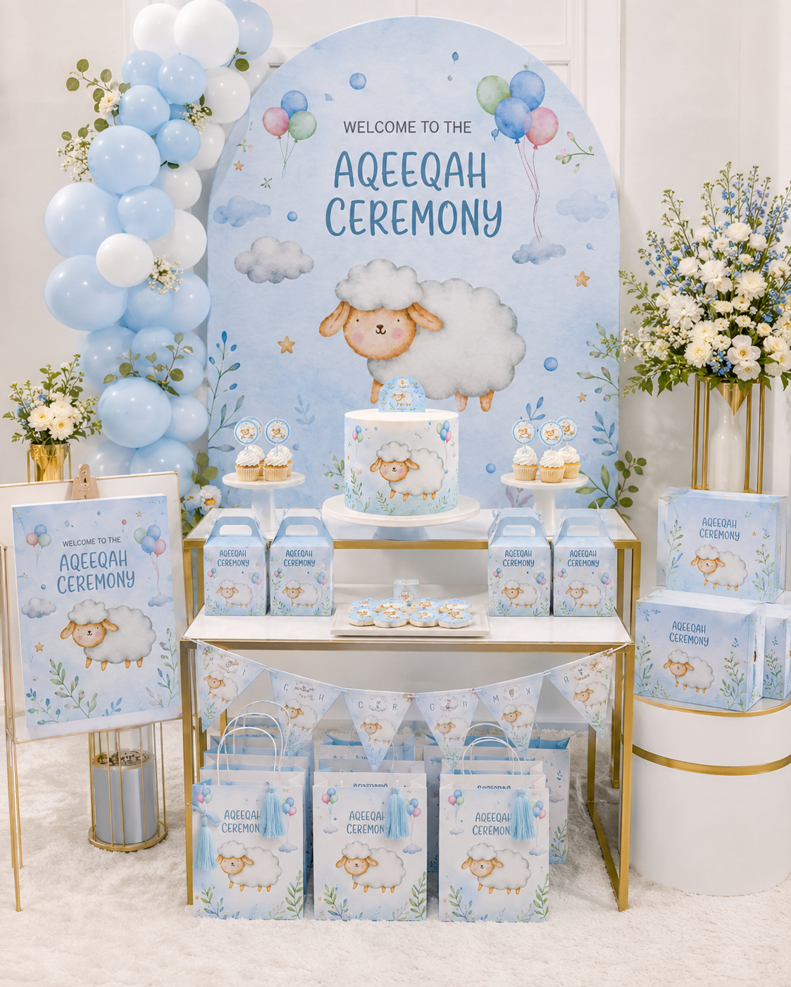 aqeeqah decorations for boy