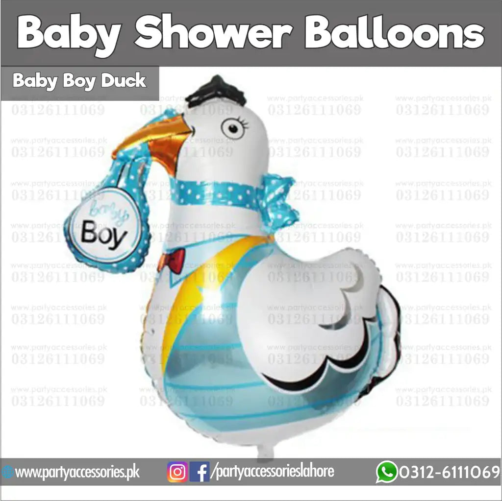 Baby Boy large foil Balloon for baby shower and welcome baby boy