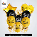 Ramadan Mubarak Printed Latex Balloons – Festive Decoration Bouquet