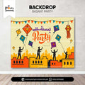 Basant Festival Customized Party Backdrop – Colorful Wall Decoration