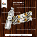 graduation party table decoration ideas bottle labels