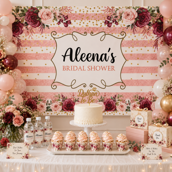 bridal shower decorations and party accessories