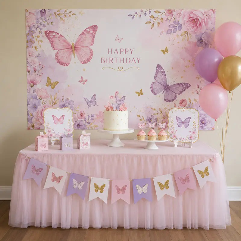 butterfly theme party decorations