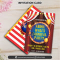carnival circus invites
