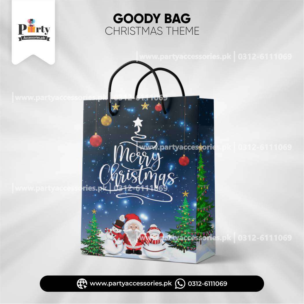 Personalized Meery Christmas Goody Bags