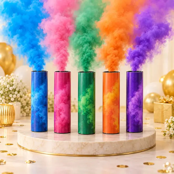 color smoke for party effects