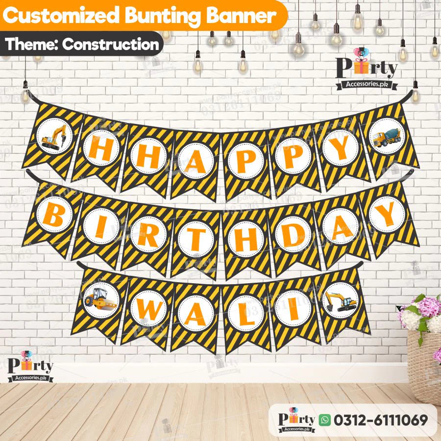 construction bunting banner 