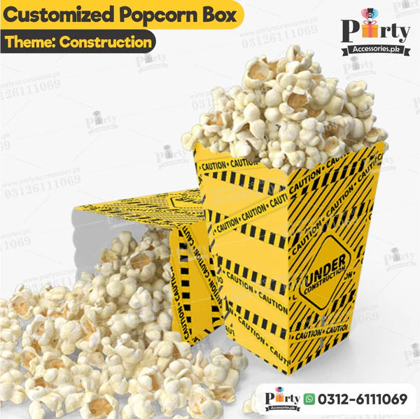 construction popcorn boxes