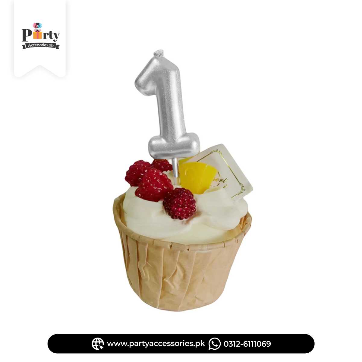 cupcake number candle