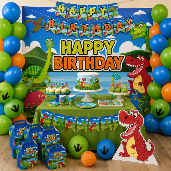 baby dinosaur theme birthday party decorations 