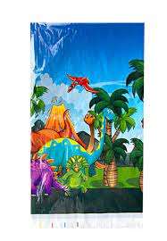 Dinosaur Theme Birthday Table Top Sheet Decoration