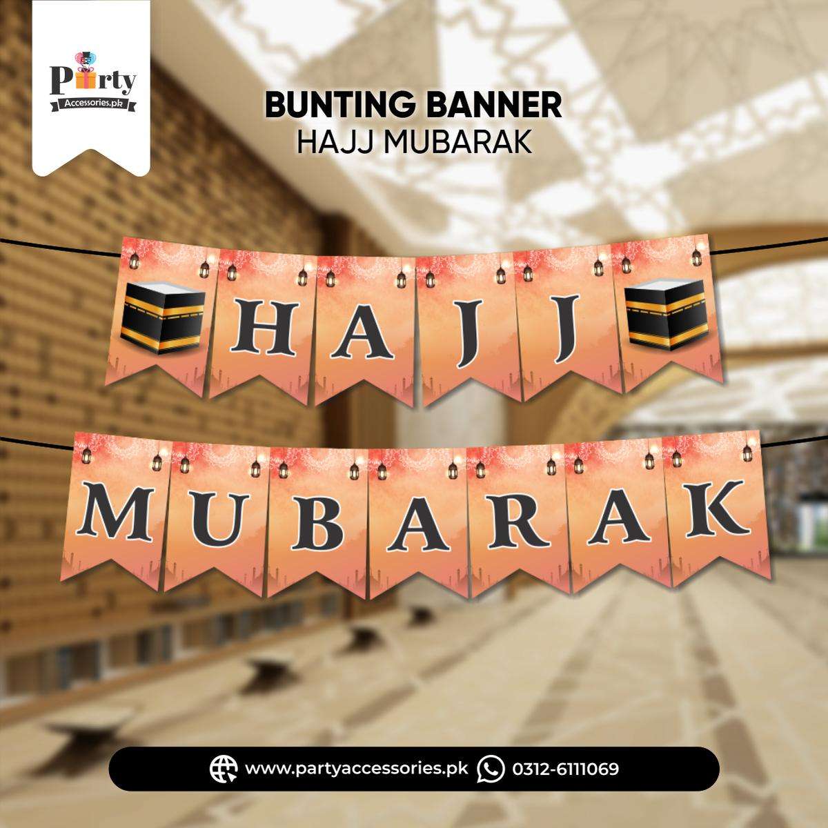 hajj mubarak decoration ideas banners