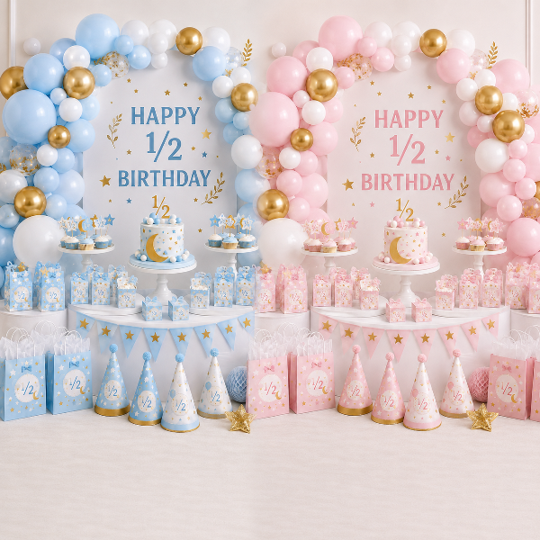 half birthday decorations and party accessories in pakistan