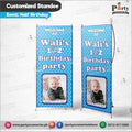 half birthday theme customized welcome standee