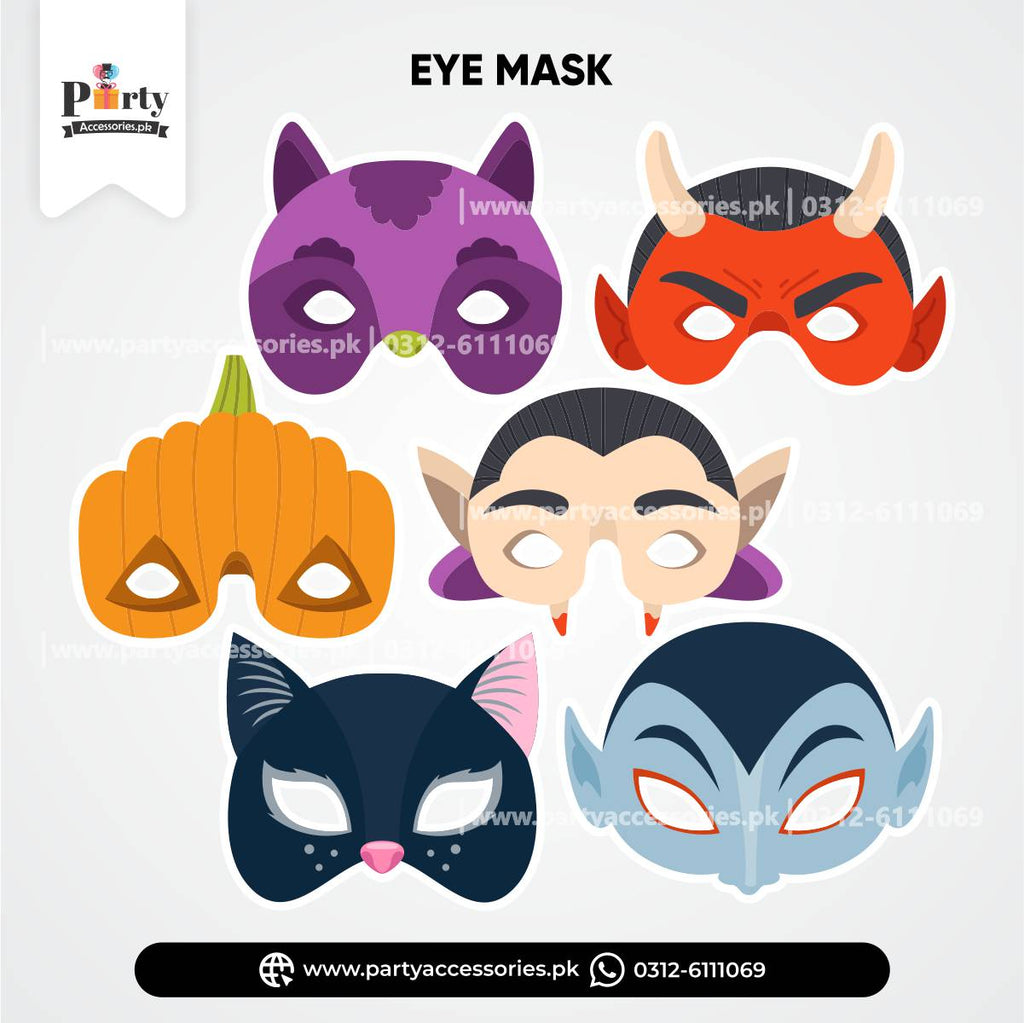 Halloween Party Eye Face Masks – Fun & Spooky Celebration Masks 