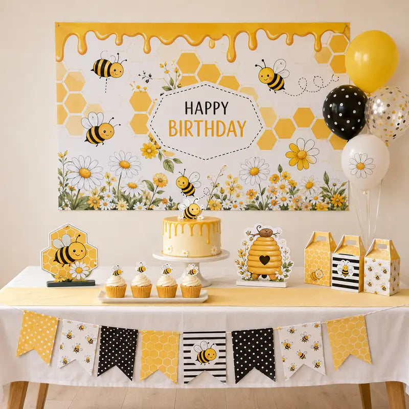 honey bee theme birthday party decorations 