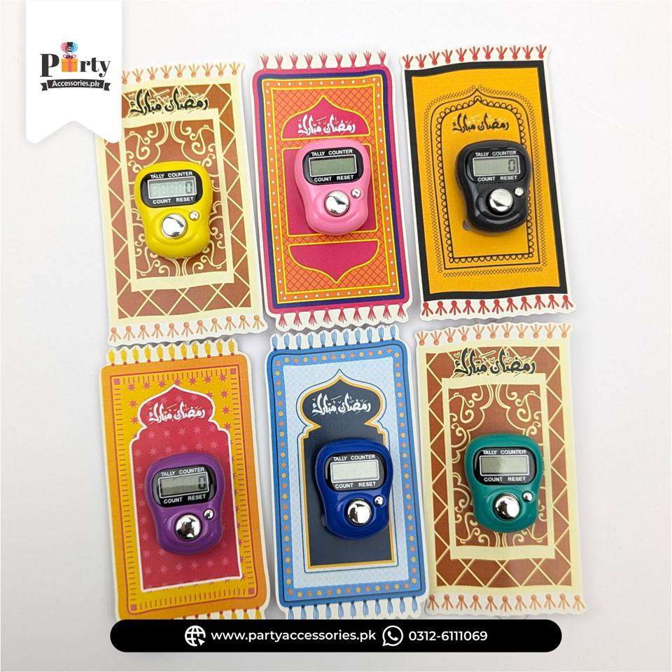 Digital Zikr Tasbeeh Counter with Janamaz Card 