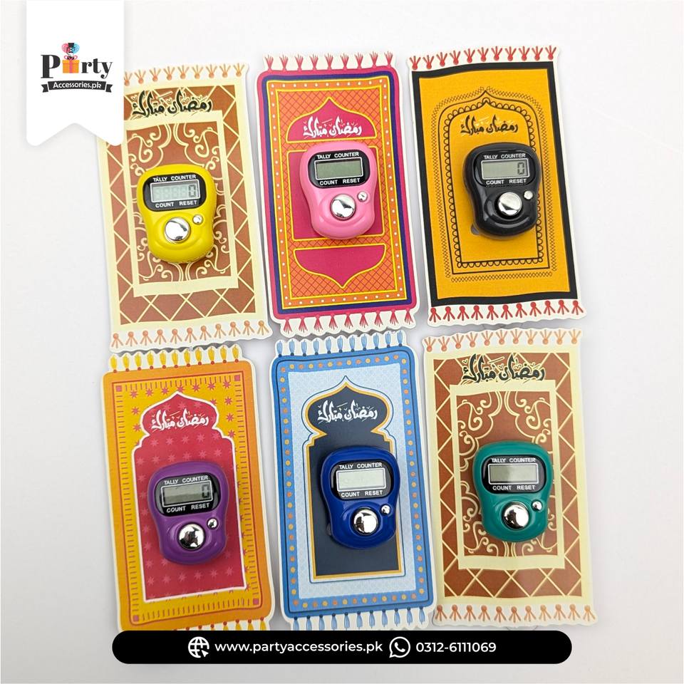 Digital Zikr Tasbeeh Counter with Janamaz Card 