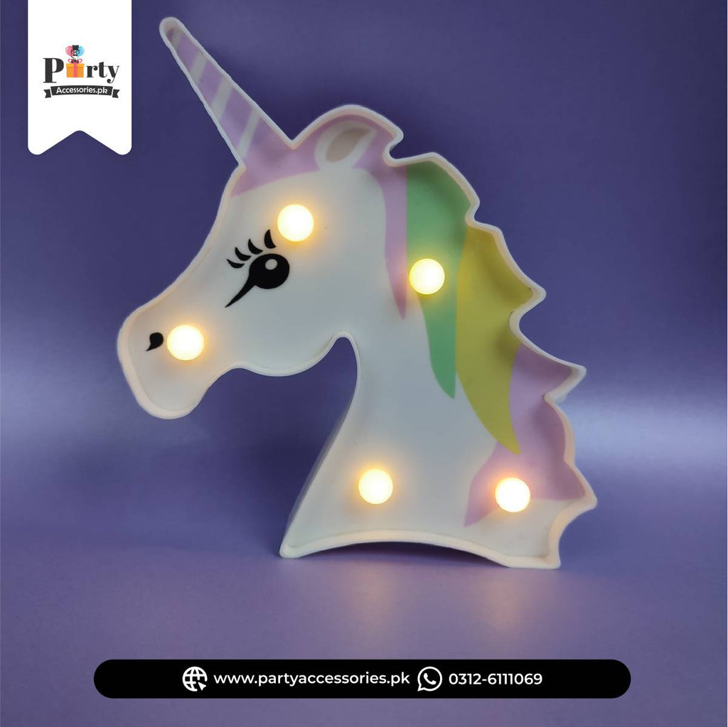 Unicorn LED Night Light – Shapes & Soft Glow Décor
