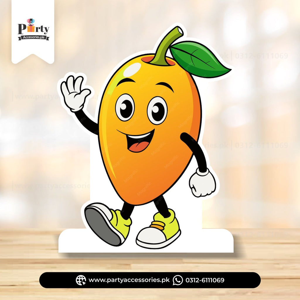 Mango Theme Standing Cutouts | Tropical Party Decorations