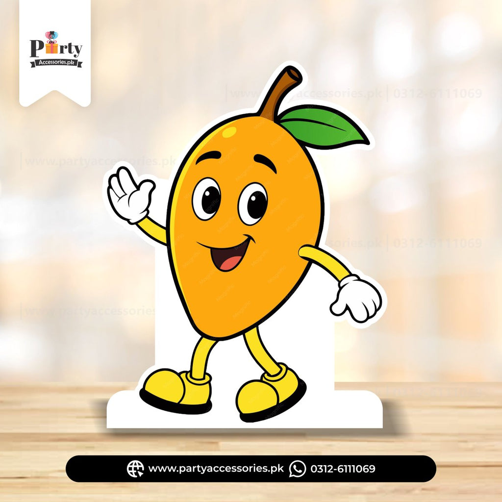 Mango Theme Standing Cutouts | Tropical Party Decorations