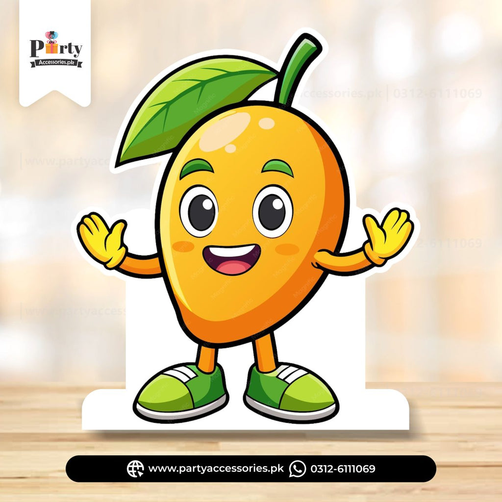 Mango Theme Standing Cutouts | Tropical Party Decorations