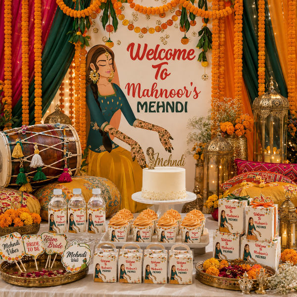 mehndi mayoun decorations and party accessories in pakistan