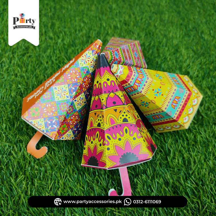 Customized Umbrella Shape Bid Boxes 