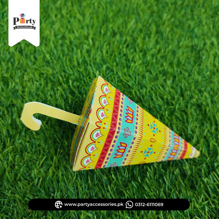 Customized Bid Boxes in Umbrella styles