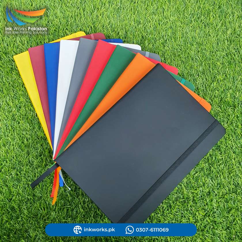 Custom Company Name Logo Diary | Personalized NoteBook | Customized Diaries | InkWorks Pakistan