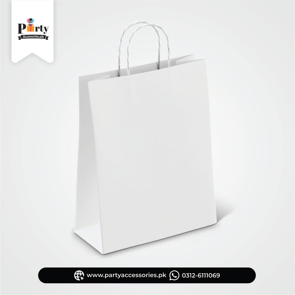 Plain White Color Goody Bag for Decoration