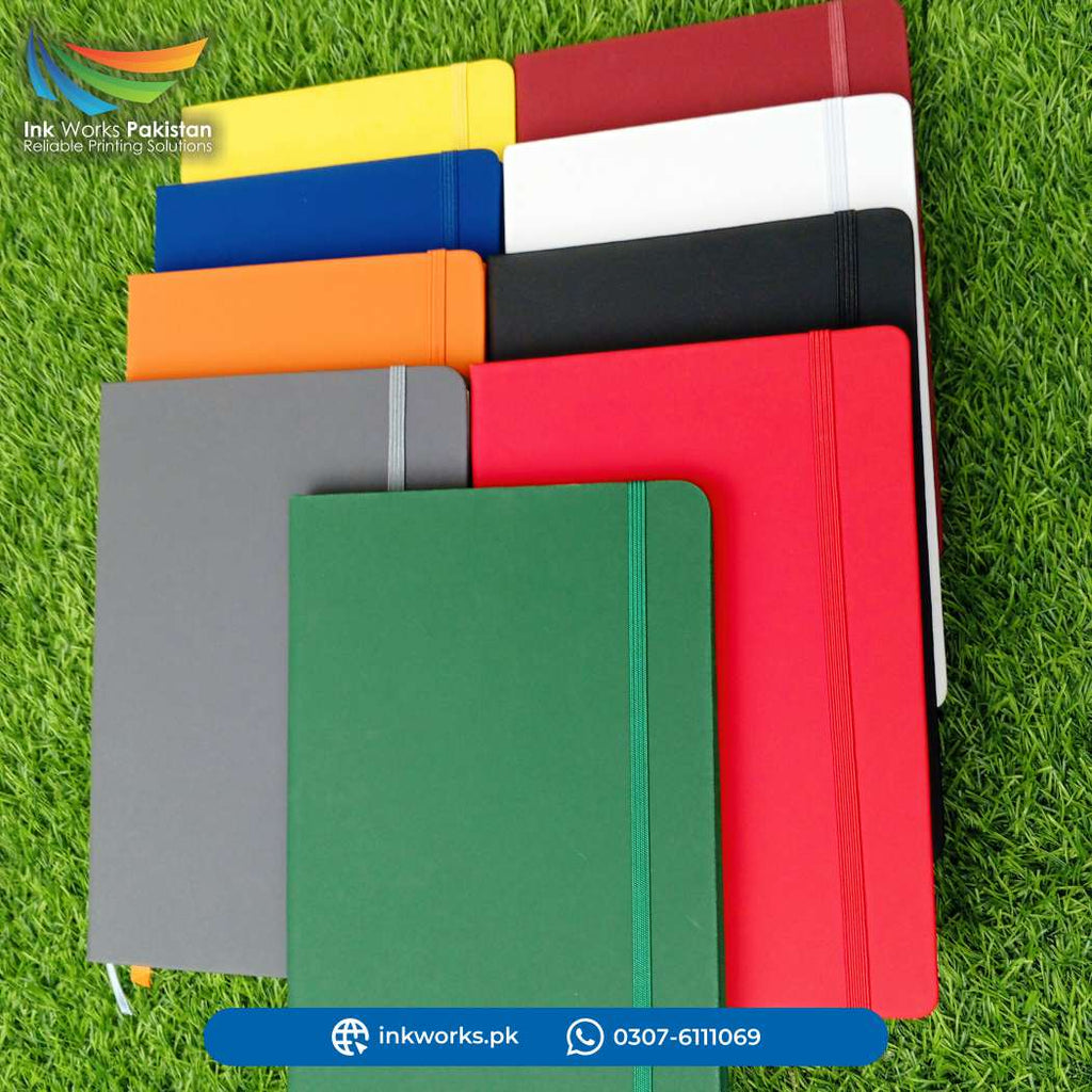 Custom Company Name Logo Diary | Personalized NoteBook | Customized Diaries | InkWorks Pakistan