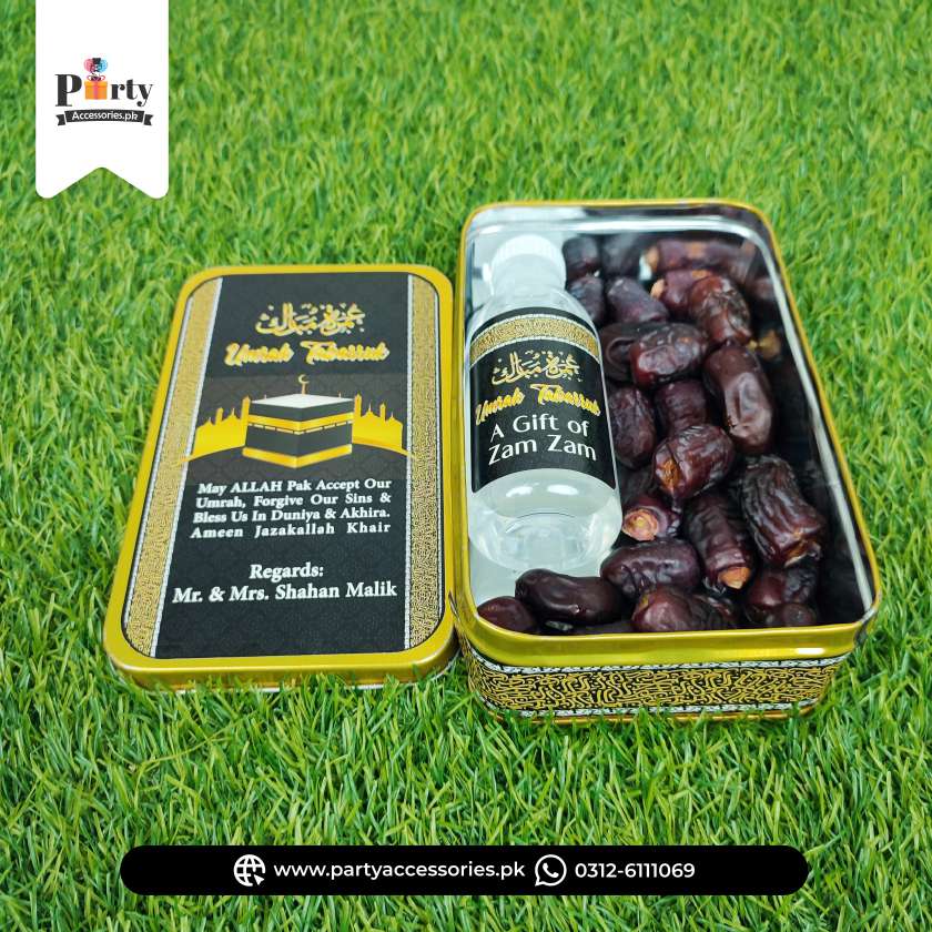 Umrah Tabaruk Distribution Tin Boxes