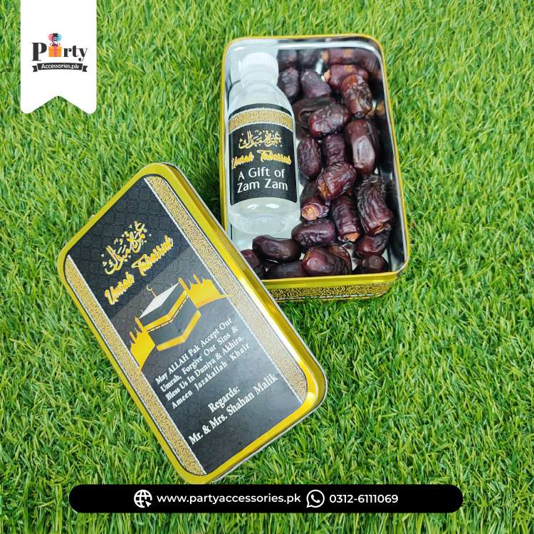 Personalized umrah tabaruk khajor box