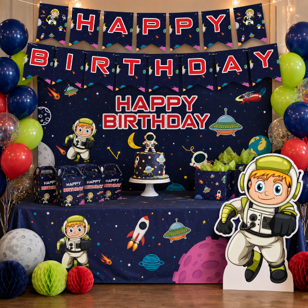 outer space birthday theme decorations 