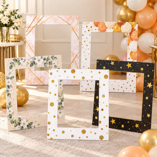 Selfie photo booth frames