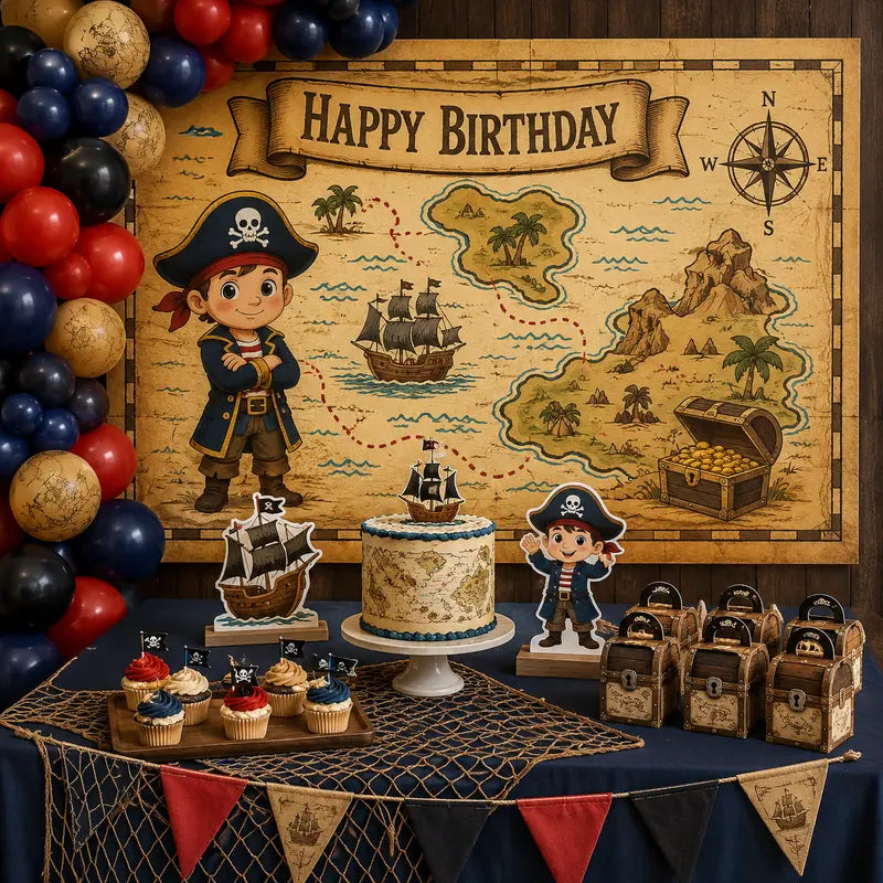 pirates theme birthday party decorations 