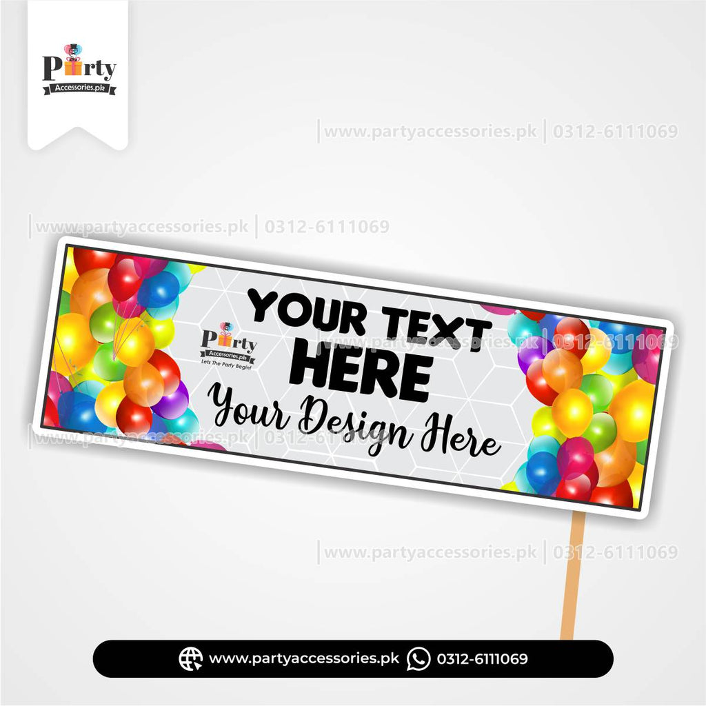 customized party celebration prop
