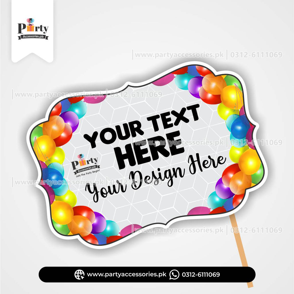 Customized party props 