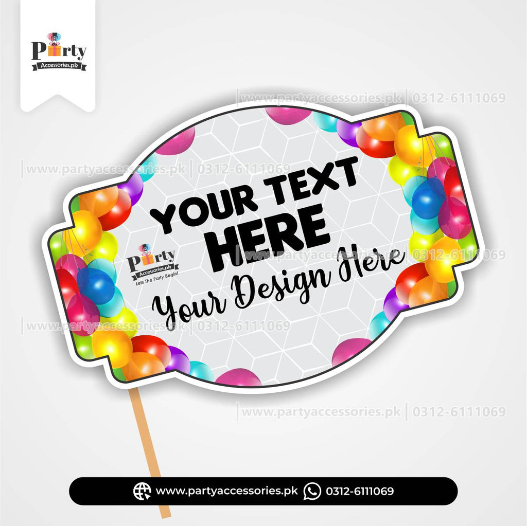 Customized printed props